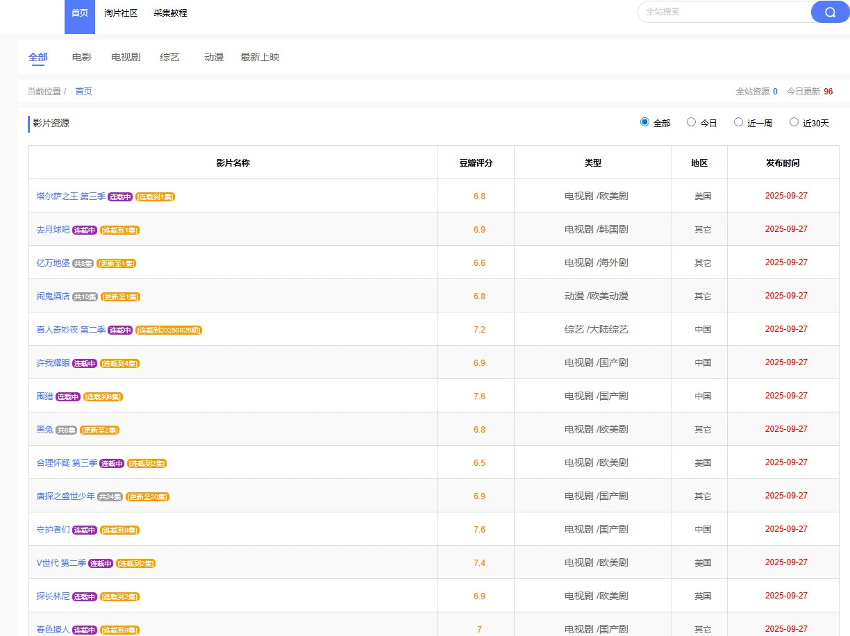 淘片资源 (需VPN)